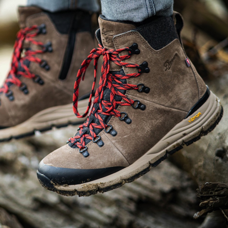 Arctic 600 Side-Zip 7 Brown/Red 200G Danner